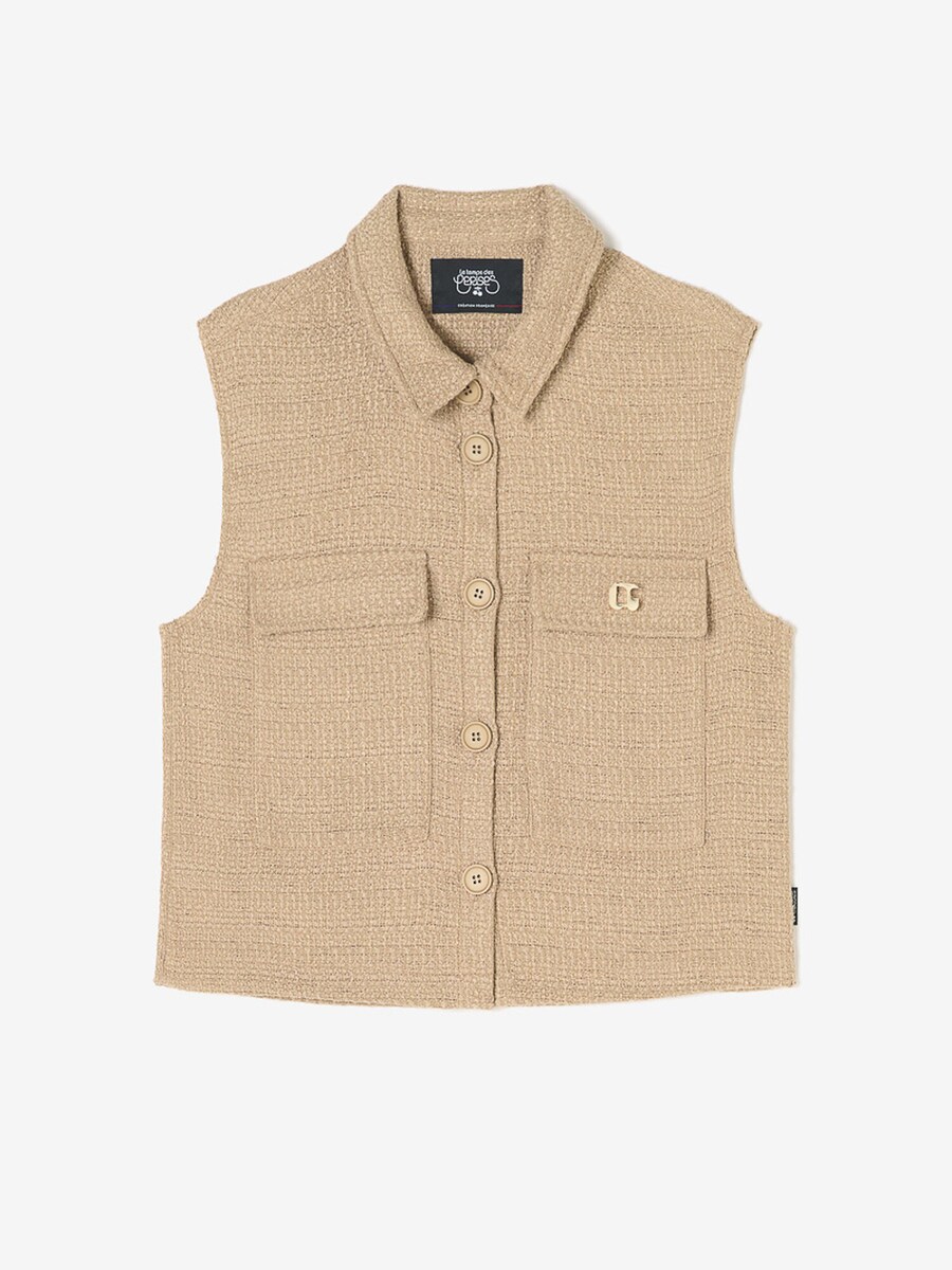 Жилет Le Temps Des Cerises Arley, бежевый
Жилет Le Temps Des Cerises Arley, бежевый