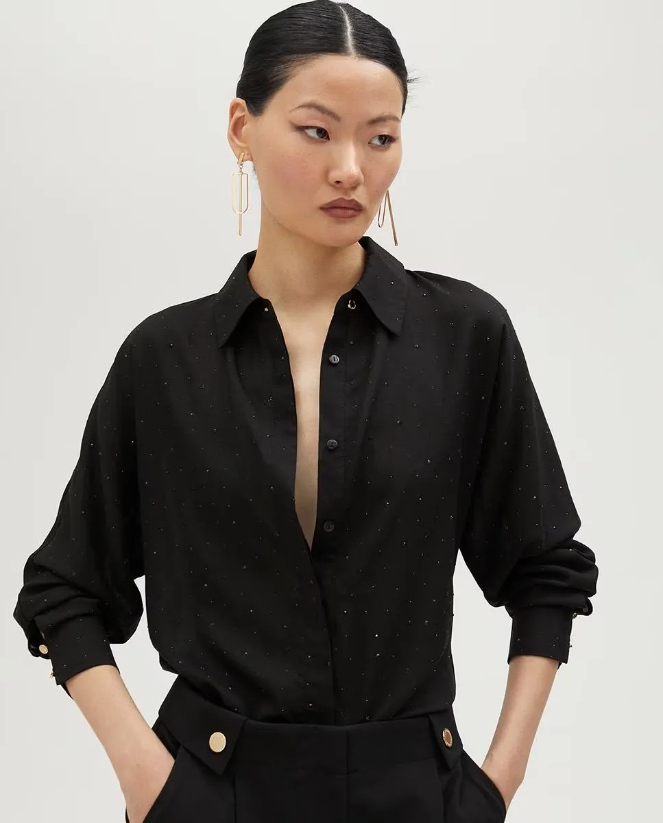 Женская рубашка с длинным рукавом Lola Casademunt, чёрный
Женская рубашка с длинным рукавом Lola Casademunt, чёрный