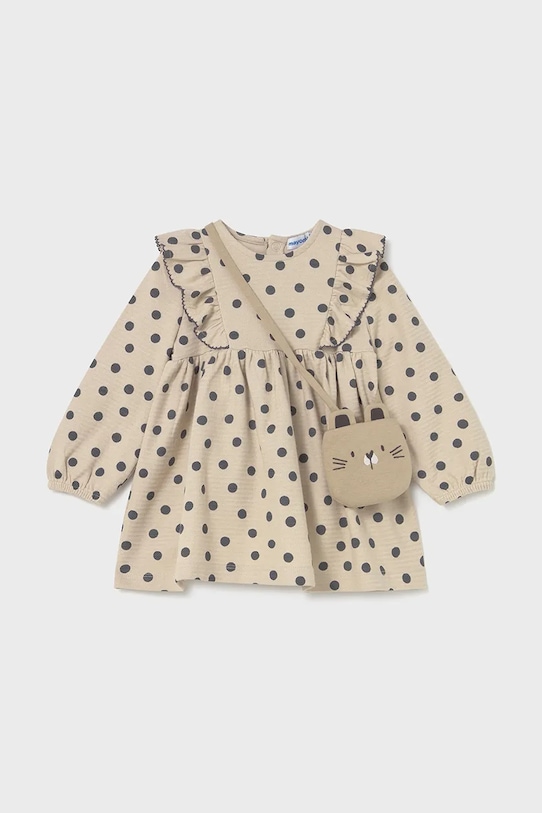 Платье для малышей Mayoral, бежевый
Платье для малышей Mayoral, бежевый