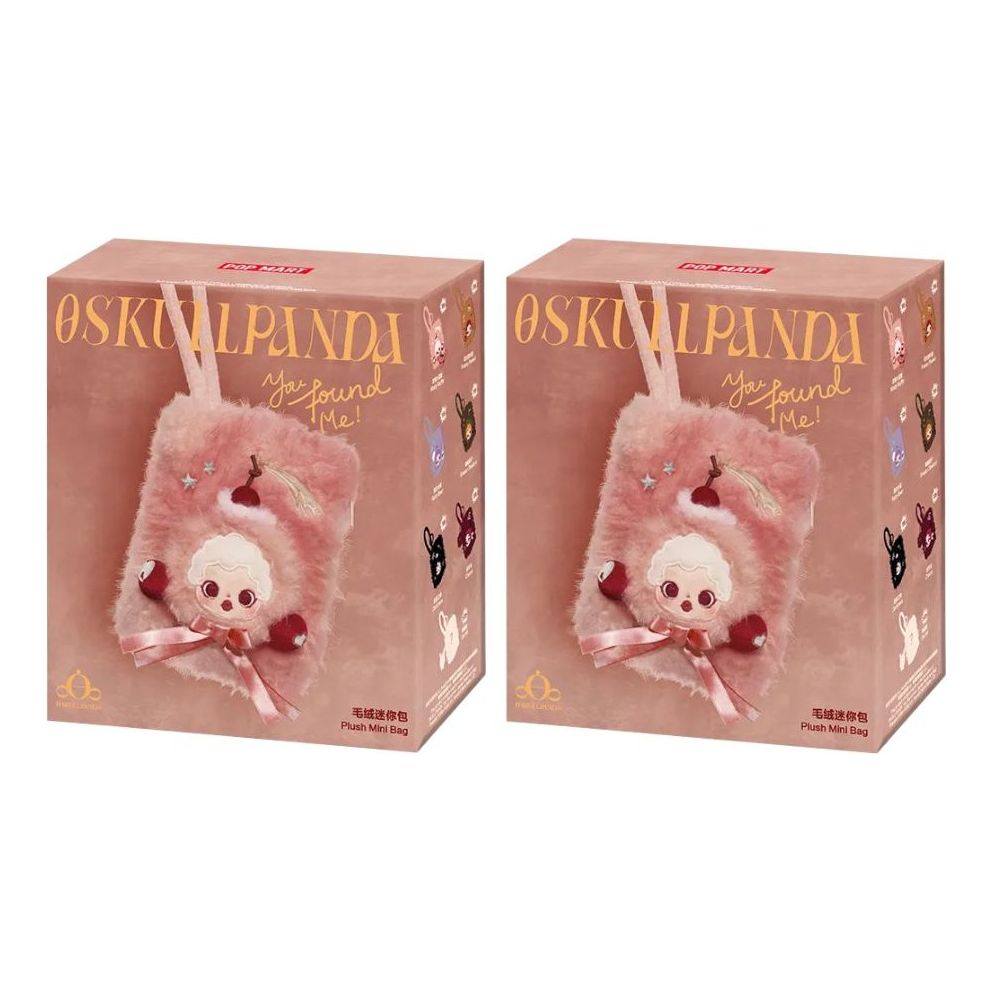 Набор из 2 плюшевых мини-игрушек Pop Mart Skullpanda You Found Me в запечатанной упаковке (2 коробки-сюрприза)
Набор из 2 плюшевых мини-игрушек Pop Mart Skullpanda You Found Me в запечатанной упаковке (2 коробки-сюрприза)