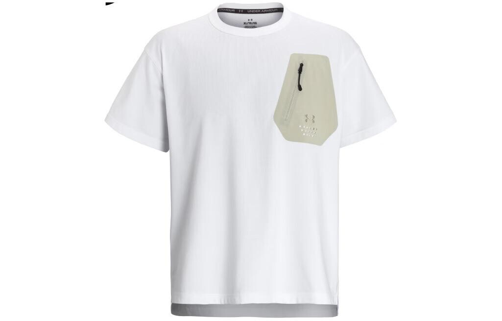 Футболка унисекс белая Under Armour, белый 
Футболка унисекс белая Under Armour, белый