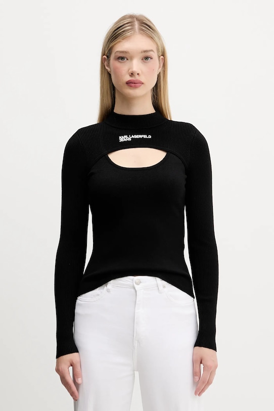 Свитер Karl Lagerfeld Jeans, черный
Свитер Karl Lagerfeld Jeans, черный