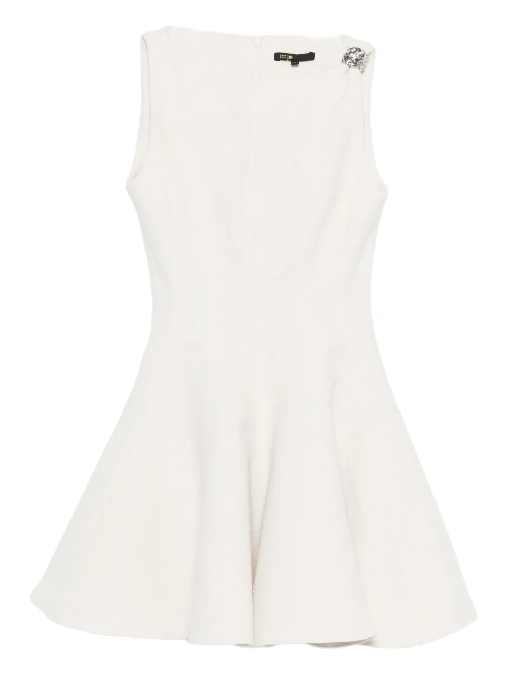 Хлопковое платье с пряжкой-аппликацией Maje, белый
Хлопковое платье с пряжкой-аппликацией Maje, белый