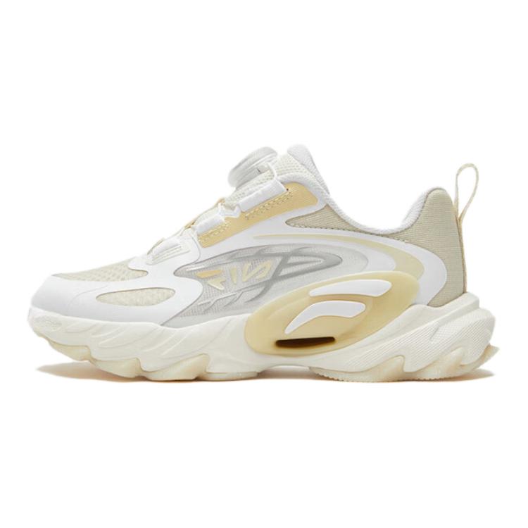 Кроссовки для бега с низким верхом, противоскользящие, износостойкие, для детей и подростков FILA KIDS, экрю 
Кроссовки для бега с низким верхом, противоскользящие, износостойкие, для детей и подростков FILA KIDS, экрю