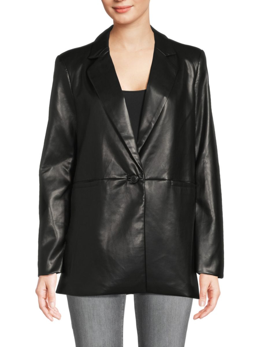 Куртка из искусственной кожи Calvin Klein, черный 
Куртка из искусственной кожи Calvin Klein, черный