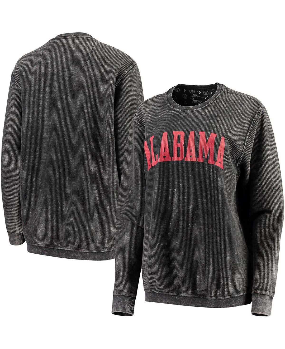 Женский черный Alabama Crimson Tide, удобный вельветовый свитер в винтажном стиле, базовый пуловер с аркой, толстовка Pressbox, черный
Женский черный Alabama Crimson Tide, удобный вельветовый свитер в винтажном стиле, базовый пуловер с аркой, толстовка Pressbox, черный