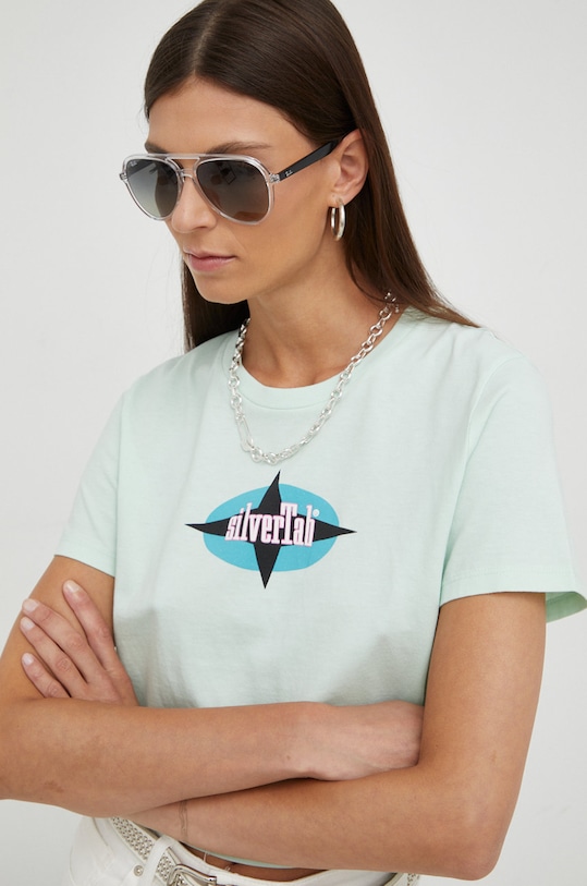 Хлопковая футболка Levi'S, зеленый
Хлопковая футболка Levi'S, зеленый