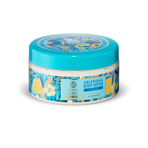 Увлажняющий крем для тела Body Butter Oblepikha, 300 ml
Увлажняющий крем для тела Body Butter Oblepikha, 300 ml