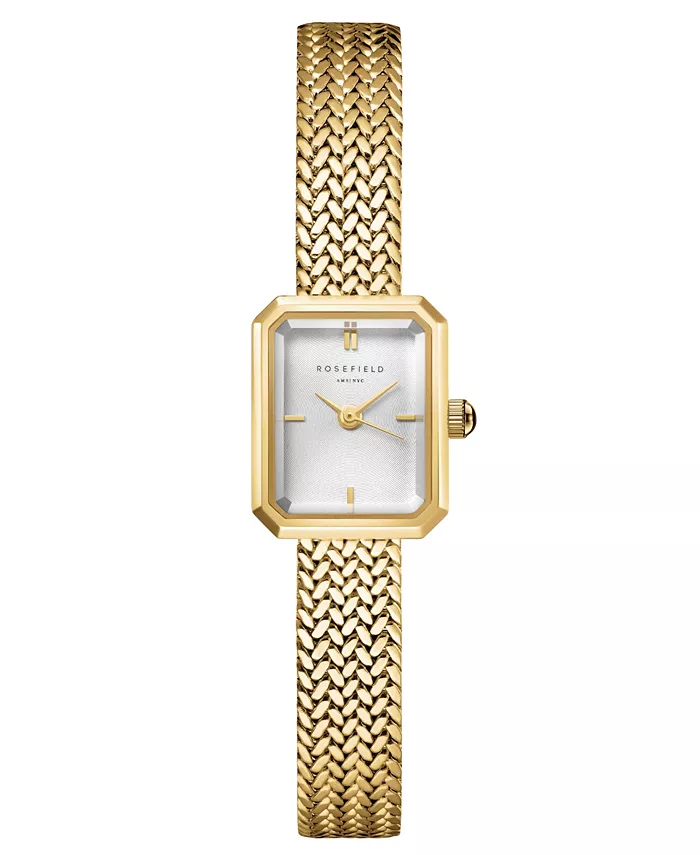 Миниатюрные женские часы-браслет Mini Octagon с золотистым покрытием из нержавеющей стали, диаметр 18.5 мм Rosefield
Миниатюрные женские часы-браслет Mini Octagon с золотистым покрытием из нержавеющей стали, диаметр 18.5 мм Rosefield
