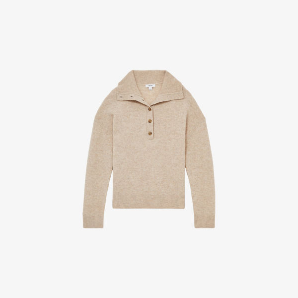 Джемпер Reiss Ava с открытым воротом, бежевый
Джемпер Reiss Ava с открытым воротом, бежевый