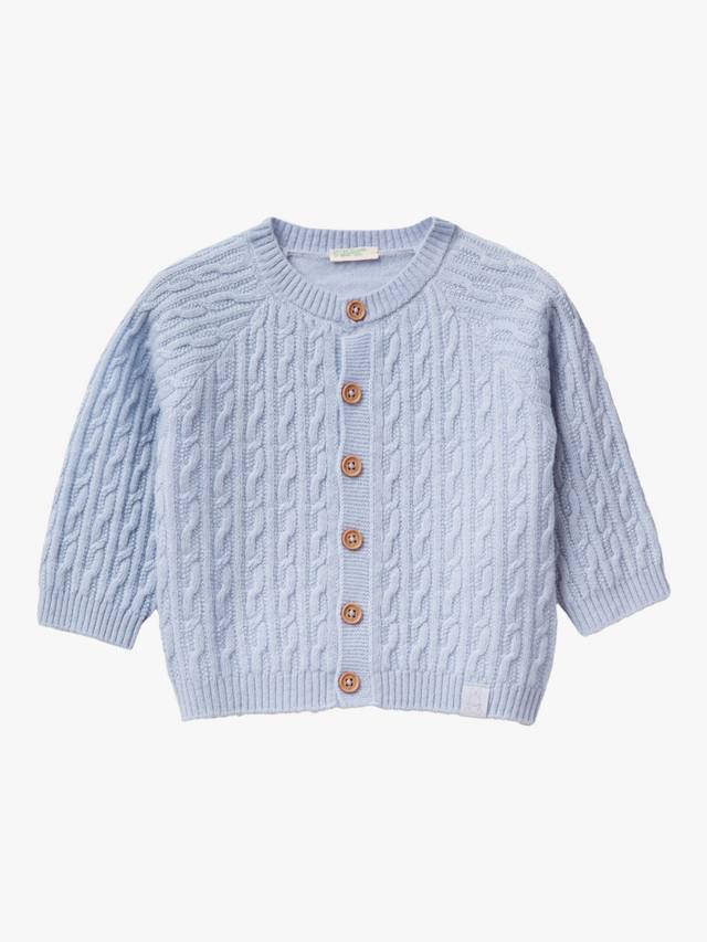 Детский кардиган из шерстяной смеси Benetton, Light Blue
Детский кардиган из шерстяной смеси Benetton, Light Blue