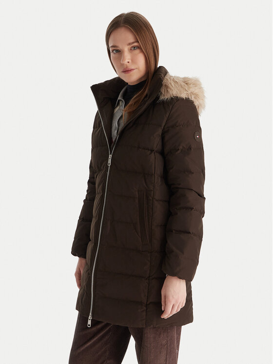 Пуховик slim fit WW0WW47540 Tommy Hilfiger, коричневый
Пуховик slim fit WW0WW47540 Tommy Hilfiger, коричневый