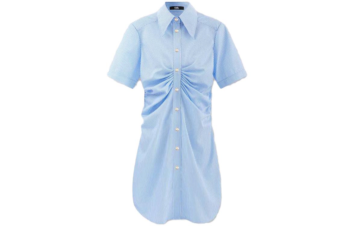 KARL LAGERFELD Женское платье с коротким рукавом синее KARL LAGERFELD / Karl Lagerfeld Jeans 
KARL LAGERFELD Женское платье с коротким рукавом синее KARL LAGERFELD / Karl Lagerfeld Jeans