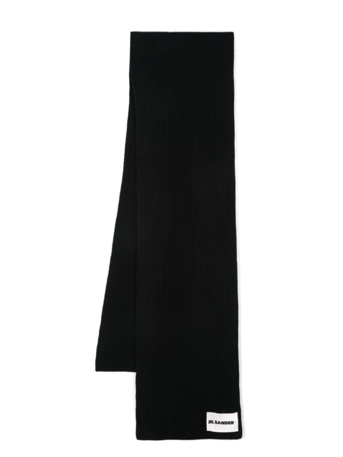 Jil Sander шарф с логотипом, черный
Jil Sander шарф с логотипом, черный