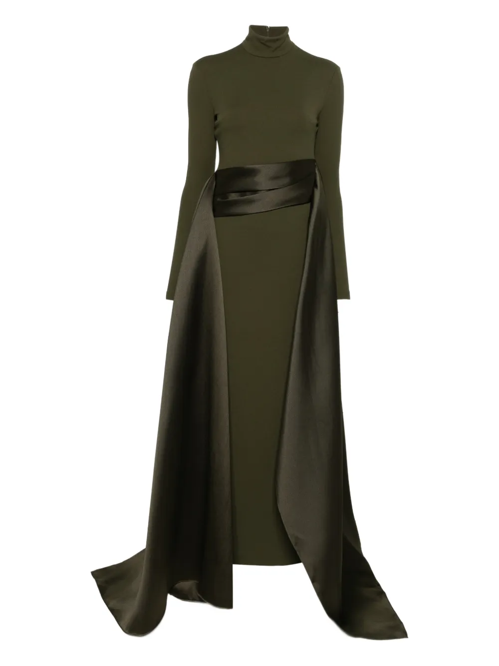 Макси-платье с воротником-стойкой Olivia Solace London, зеленый
Макси-платье с воротником-стойкой Olivia Solace London, зеленый