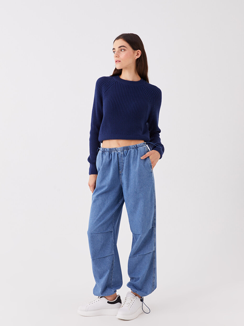 Женские джинсовые брюки Jogger с эластичной талией LCW Jeans, открытое индиго родео
Женские джинсовые брюки Jogger с эластичной талией LCW Jeans, открытое индиго родео