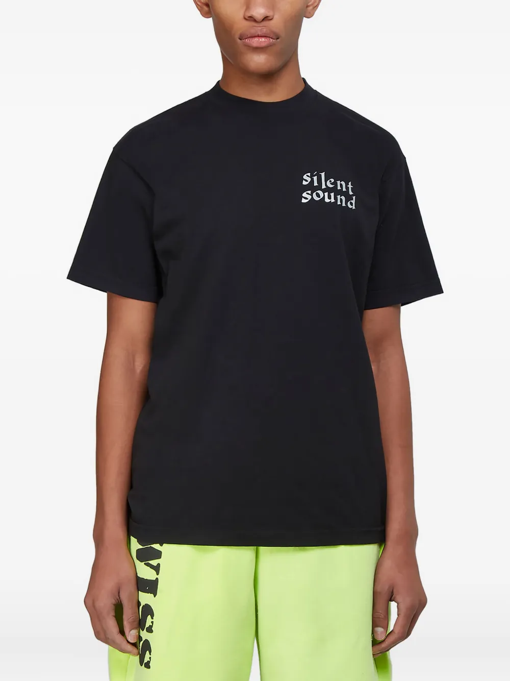 Футболка с отражающим логотипом Silent Sound, черный
Футболка с отражающим логотипом Silent Sound, черный