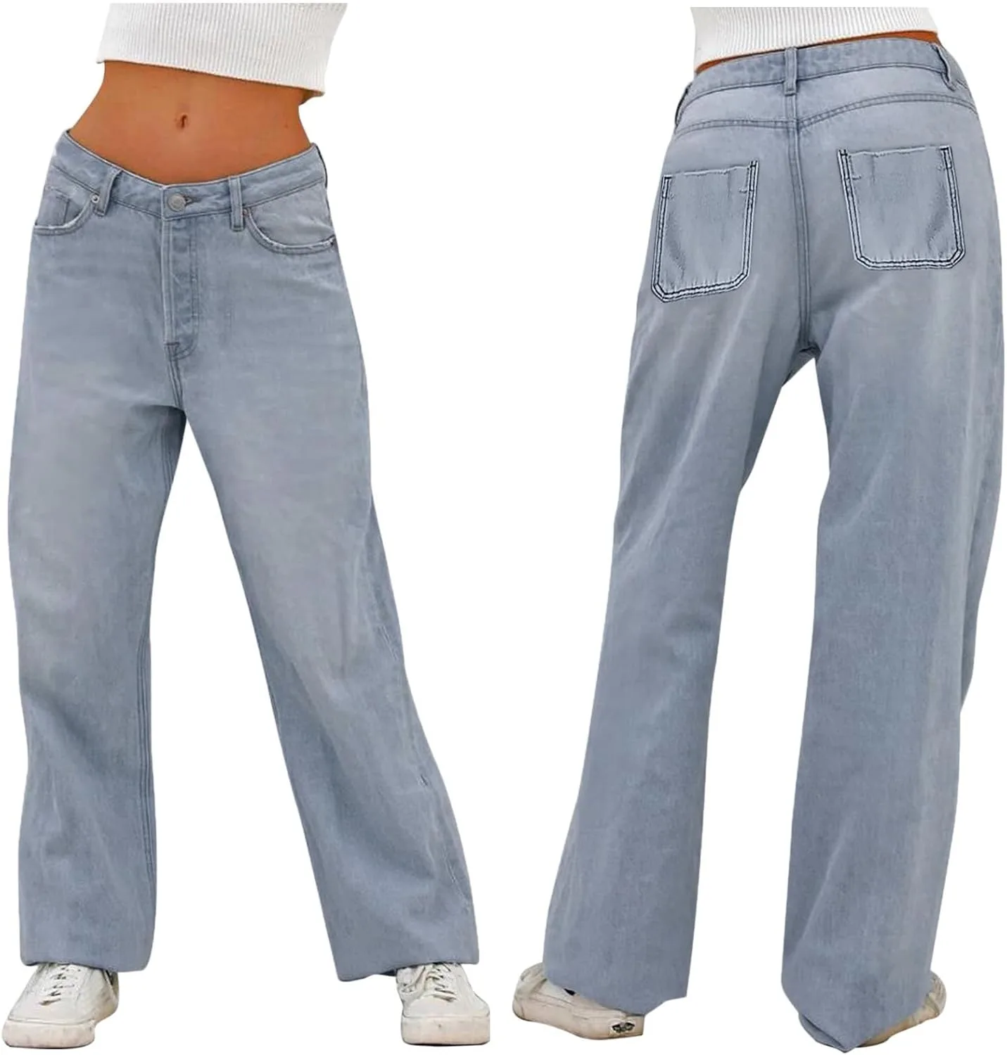 Женские джинсы Wide Leg с высокой талией
Женские джинсы Wide Leg с высокой талией