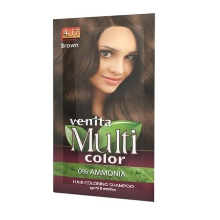 VENITA MultiColor Шампунь для усиления цвета 4.17 Коричневый 40 г
VENITA MultiColor Шампунь для усиления цвета 4.17 Коричневый 40 г
