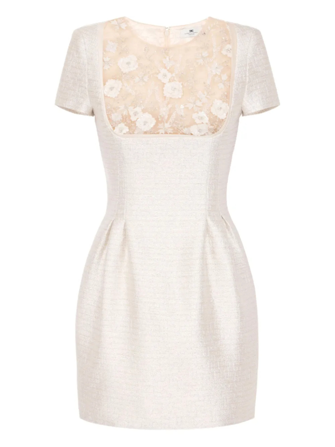 Мини-платье с цветочным узором и бусинами Elisabetta Franchi, серый
Мини-платье с цветочным узором и бусинами Elisabetta Franchi, серый