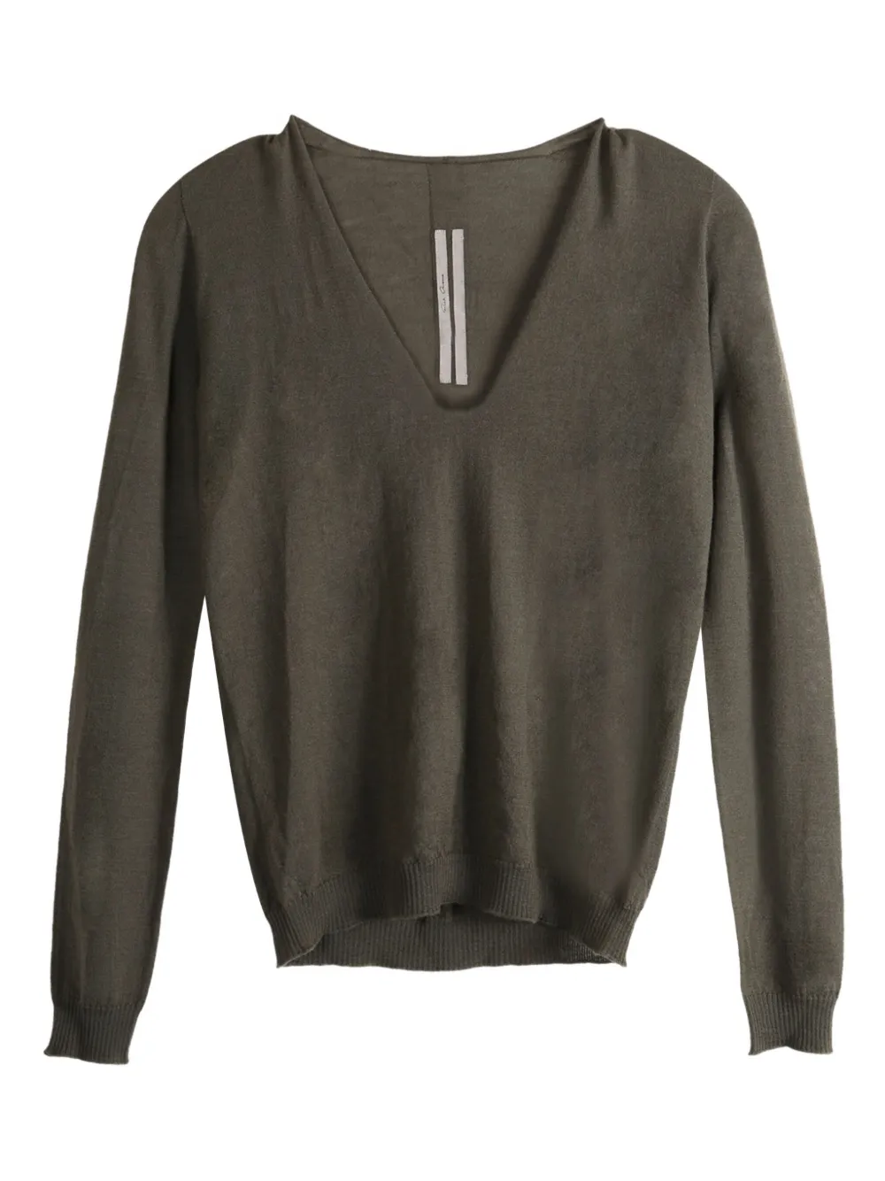 Толстовка с V-образным вырезом и длинными рукавами Rick Owens, зеленый
Толстовка с V-образным вырезом и длинными рукавами Rick Owens, зеленый