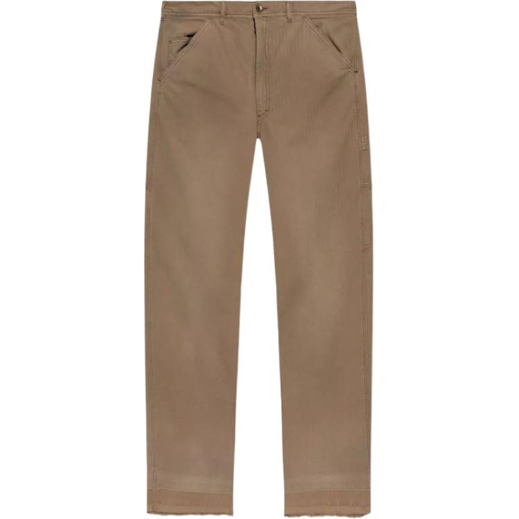 Брюки herringbone с бахромой Maison Margiela, бежевый
Брюки herringbone с бахромой Maison Margiela, бежевый