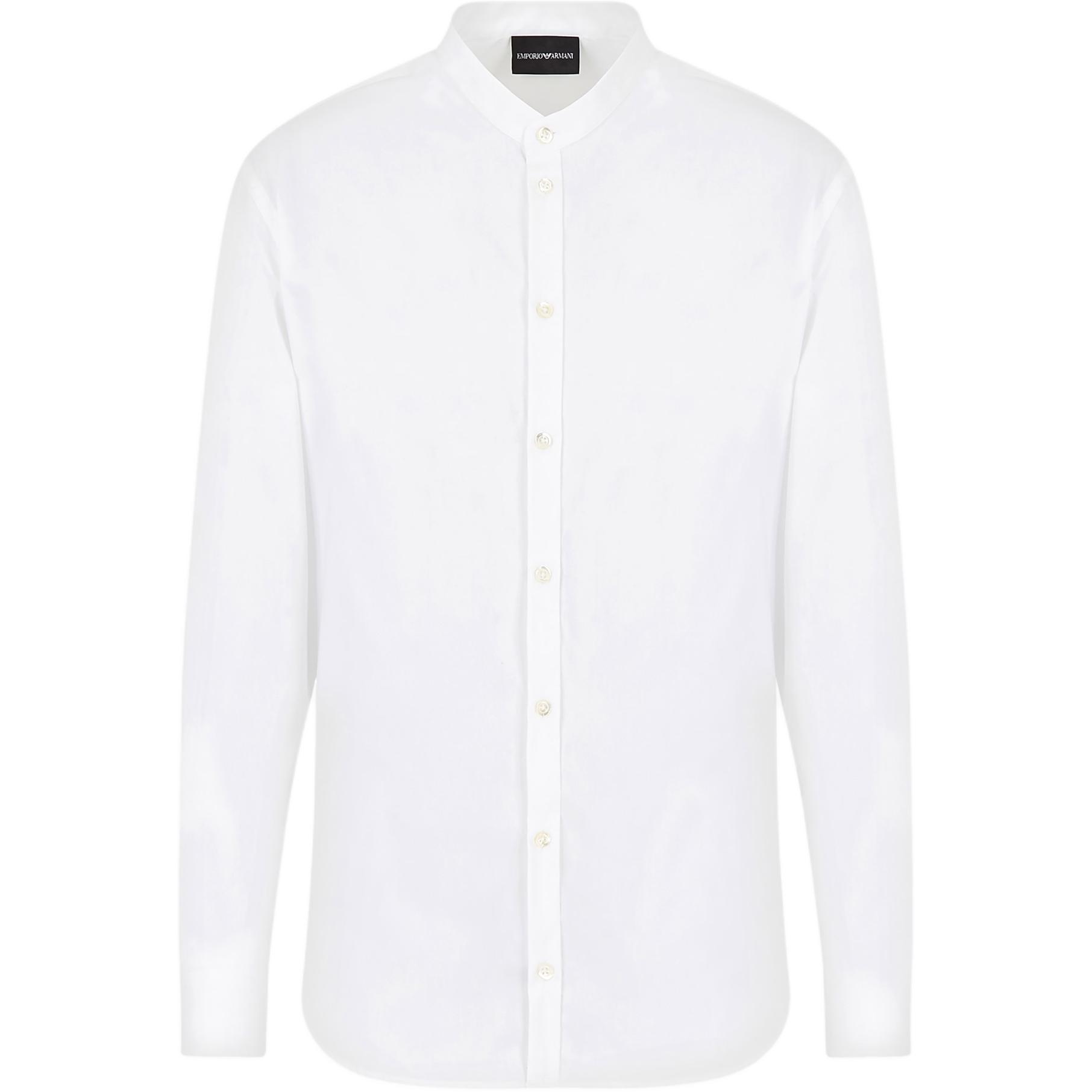 Растягивающаяся атласная рубашка с воротником Guru от EMPORIO ARMANI, белая
Растягивающаяся атласная рубашка с воротником Guru от EMPORIO ARMANI, белая