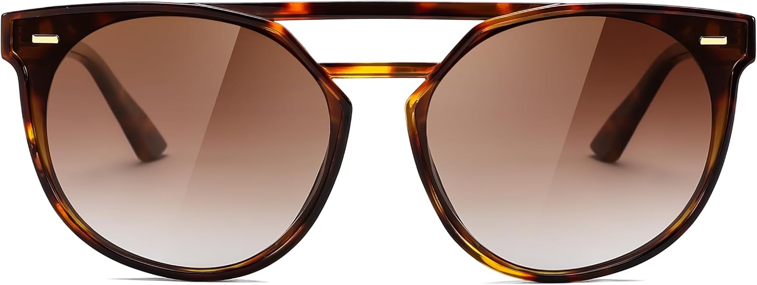 Женские солнцезащитные очки-авиаторы FEISEDY «кошачий глаз» — поляризованные, с защитой от УФ-излучения UV400, для вождения и путешествий, винтажный стиль, увеличенный размер, артикул B0119, 02 Tortoiseshell - Gradual Tea
Женские солнцезащитные очки-авиаторы FEISEDY «кошачий глаз» — поляризованные, с защитой от УФ-излучения UV400, для вождения и путешествий, винтажный стиль, увеличенный размер, артикул B0119, 02 Tortoiseshell - Gradual Tea