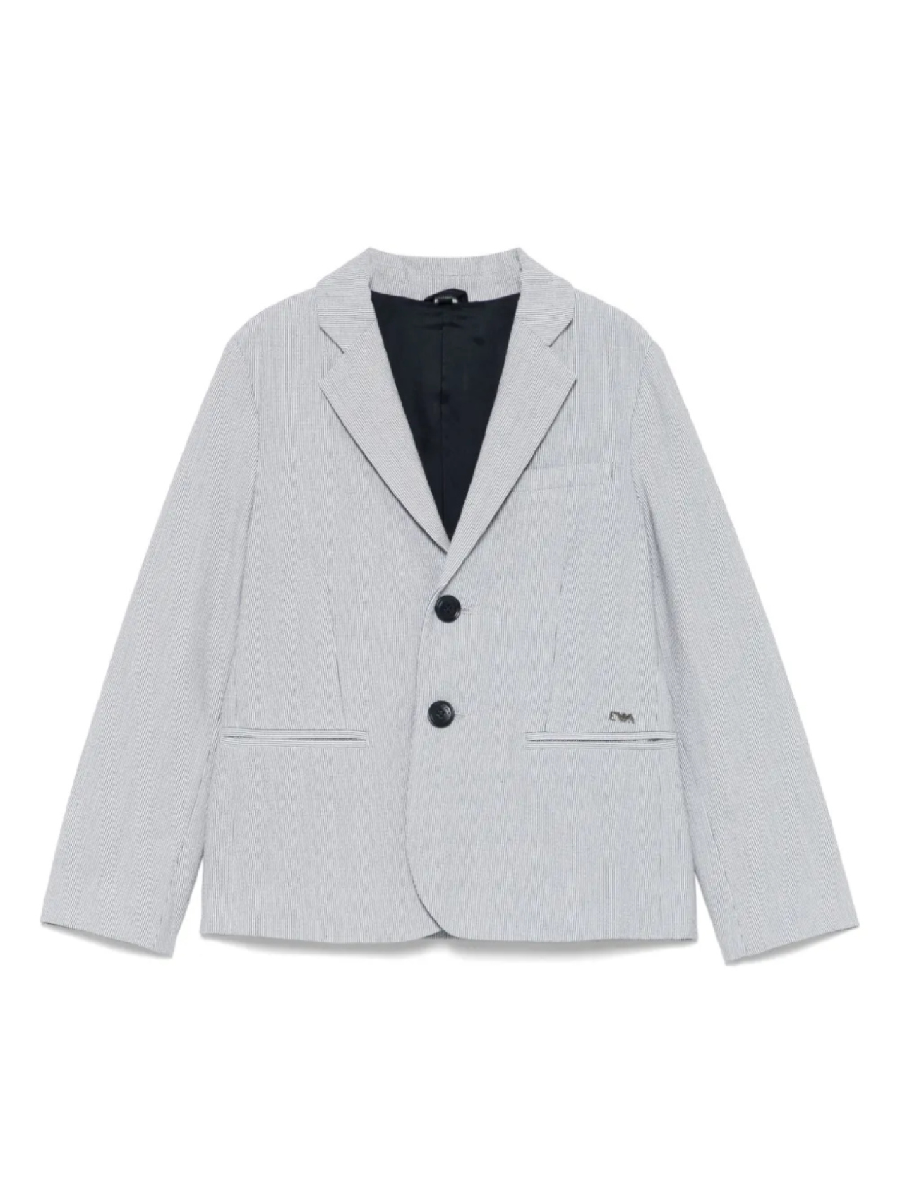 Детский полосатый блейзер Emporio Armani Kids, синий
Детский полосатый блейзер Emporio Armani Kids, синий