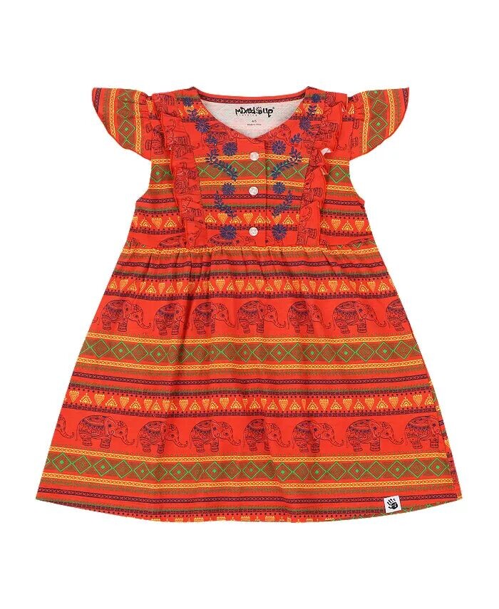 Уютное платье с вышитым коротким рукавом и принтом животных для девочек Mixed Up Clothing, красный
Уютное платье с вышитым коротким рукавом и принтом животных для девочек Mixed Up Clothing, красный