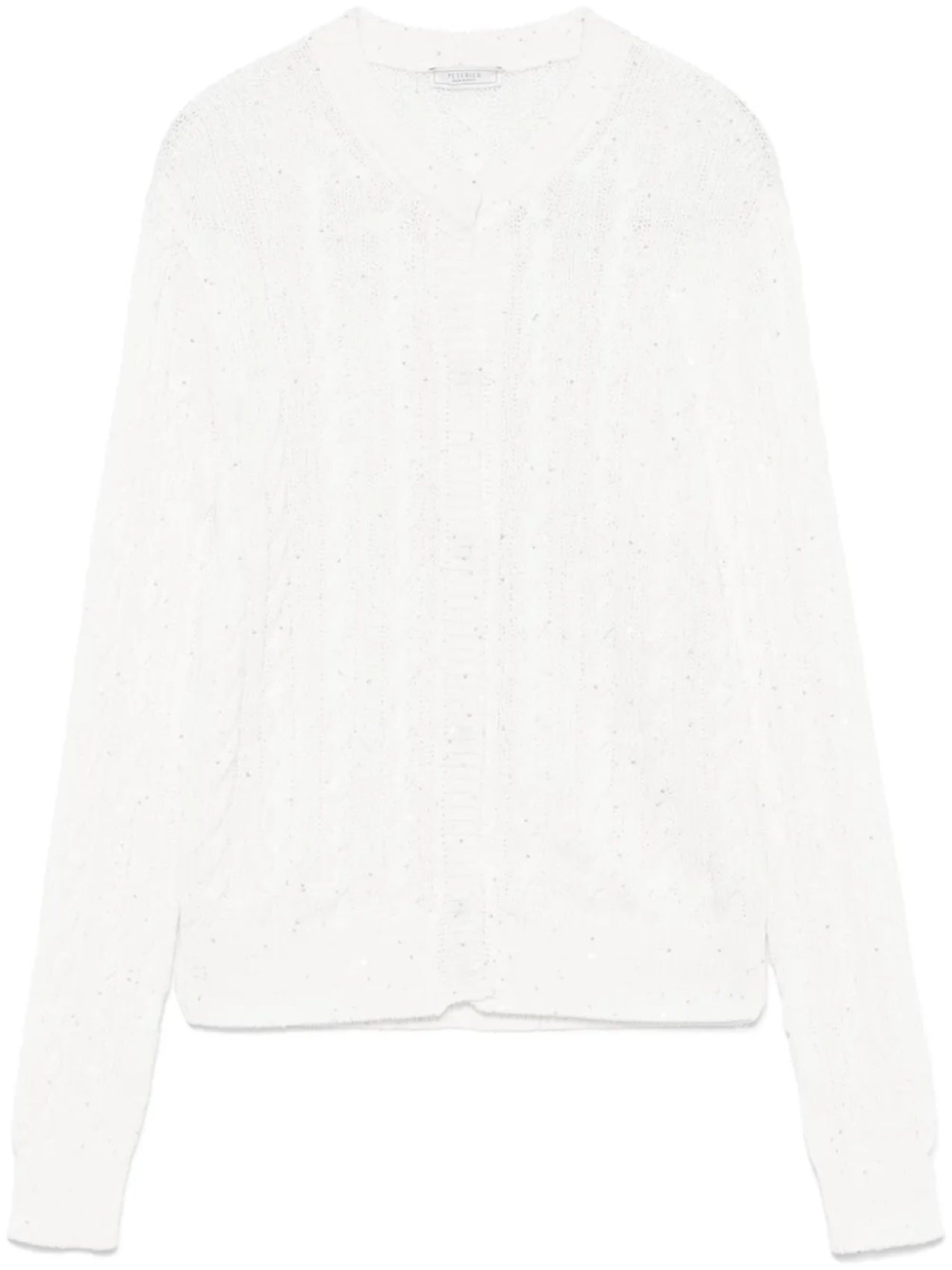 Peserico кардиган с пайетками, белый
Peserico кардиган с пайетками, белый