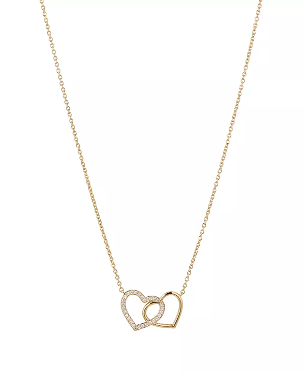 Серебряное ожерелье с двумя сердцами 16 дюймов + удлинитель 2 дюйма Eliot Danori, gold
Серебряное ожерелье с двумя сердцами 16 дюймов + удлинитель 2 дюйма Eliot Danori, gold