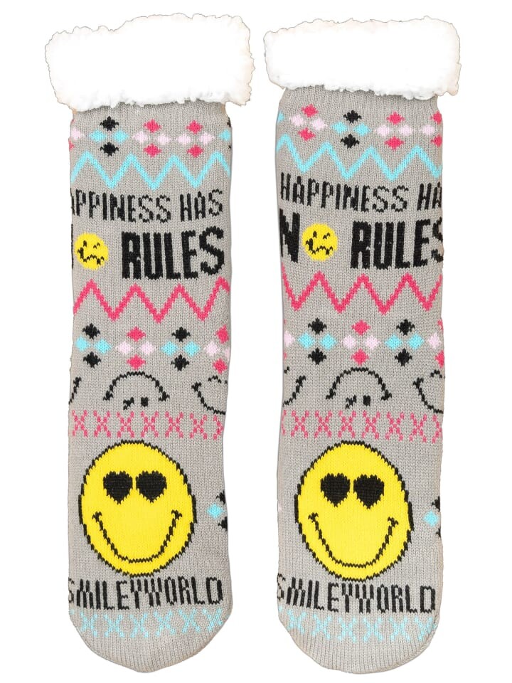Носки United Labels Smileyworld Hütten Smiley Haus warme Kuschel, серый
Носки United Labels Smileyworld Hütten Smiley Haus warme Kuschel, серый