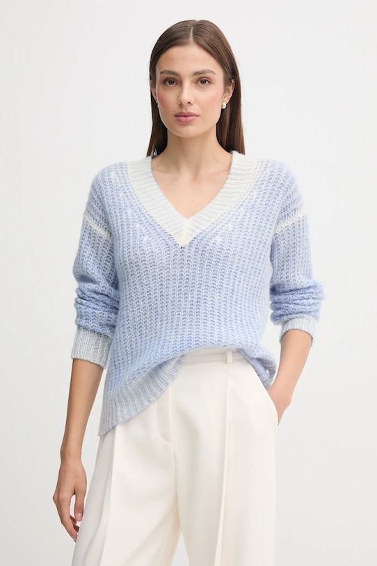 Свитер с добавлением шерсти Joop!, фиолетовый 
Свитер с добавлением шерсти Joop!, фиолетовый