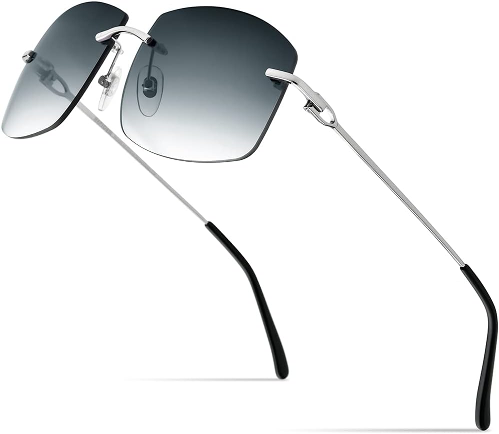 Мужские прямоугольные солнцезащитные очки HEPIDEM без оправы с защитой от УФ-излучения UV400 и увеличенным квадратным оправой, с нейлоновыми линзами, 50248 Silver Frame Gradient Grey Lens
Мужские прямоугольные солнцезащитные очки HEPIDEM без оправы с защитой от УФ-излучения UV400 и увеличенным квадратным оправой, с нейлоновыми линзами, 50248 Silver Frame Gradient Grey Lens