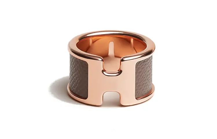 HERMES Олимпийские металлические кольца для женщин розового золота
HERMES Олимпийские металлические кольца для женщин розового золота