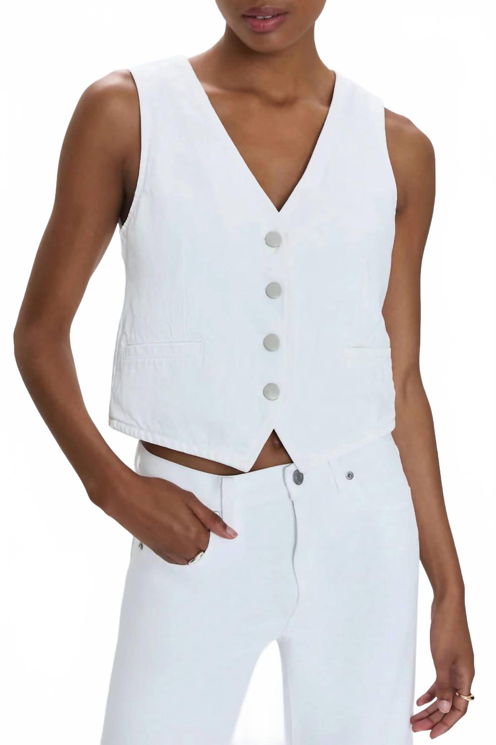 Веро жилет джинсовый белый PISTOLA
Веро жилет джинсовый белый PISTOLA