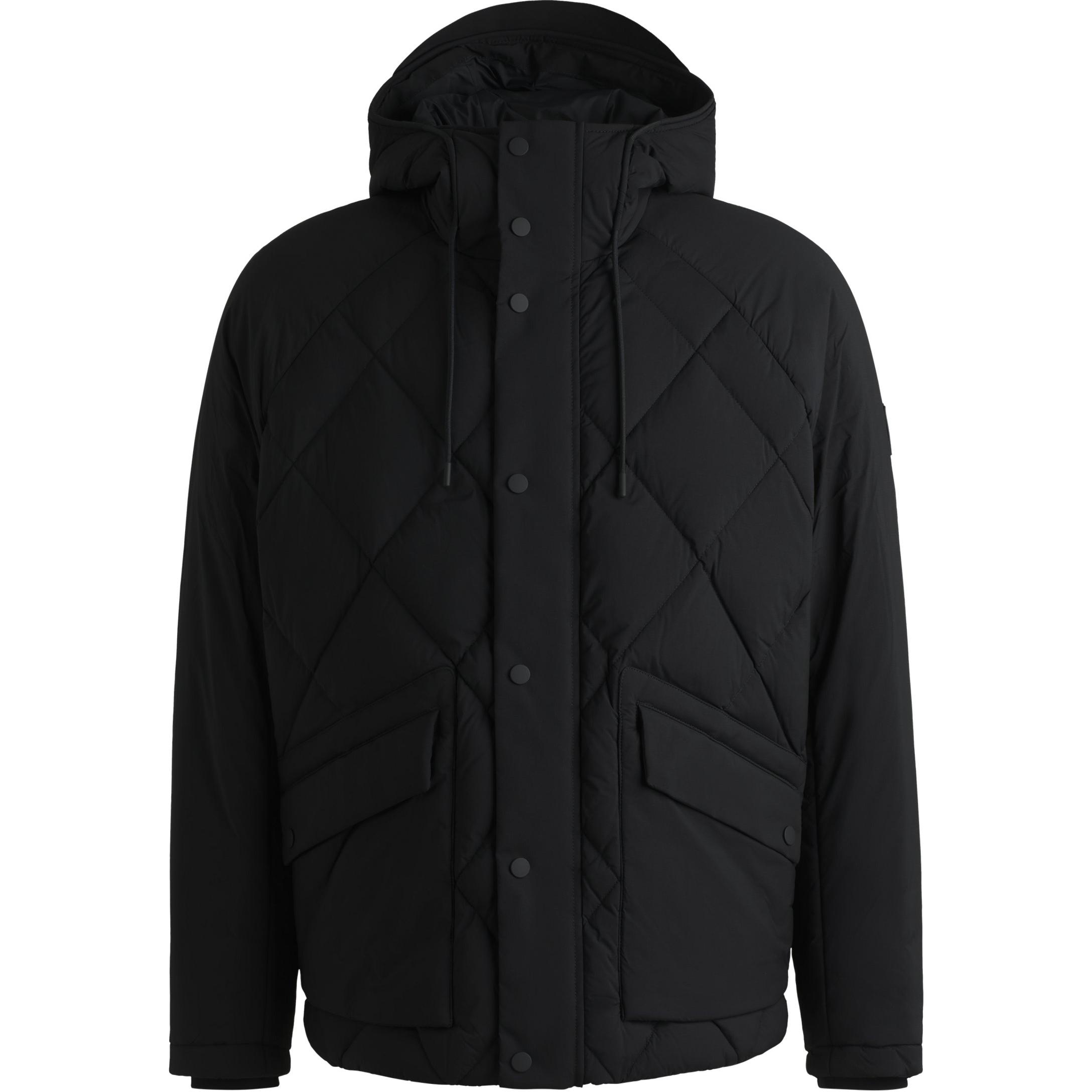 HUGO BOSS Пуховик мужской черный, Black
HUGO BOSS Пуховик мужской черный, Black