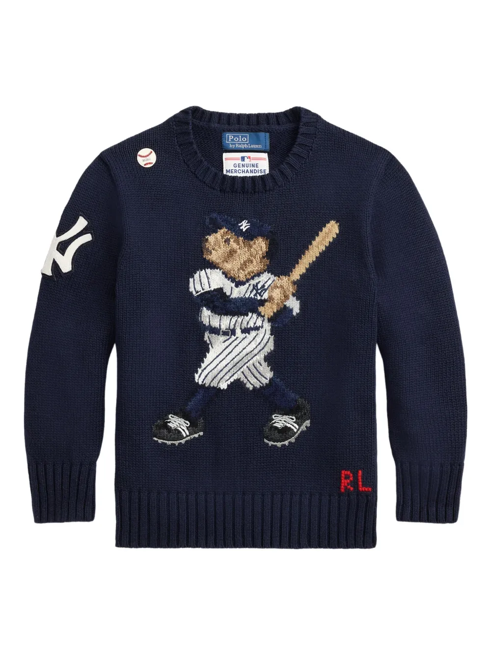 Хлопковый свитер с круглым вырезом POLO RALPH LAUREN KIDS, синий
Хлопковый свитер с круглым вырезом POLO RALPH LAUREN KIDS, синий