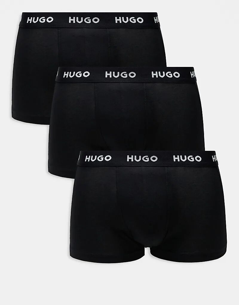 HUGO Bodywear 3 пары трусов черного цвета BOSS Bodywear 
HUGO Bodywear 3 пары трусов черного цвета BOSS Bodywear