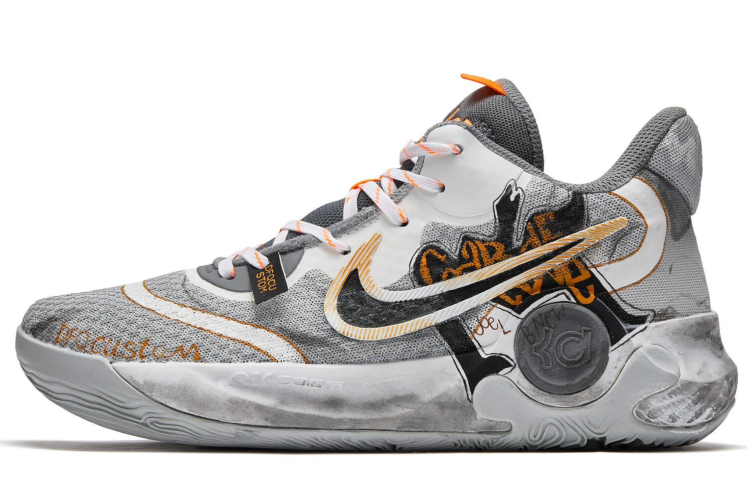 Баскетбольные кроссовки KD Trey 5 унисекс с низким верхом серые Nike 
Баскетбольные кроссовки KD Trey 5 унисекс с низким верхом серые Nike