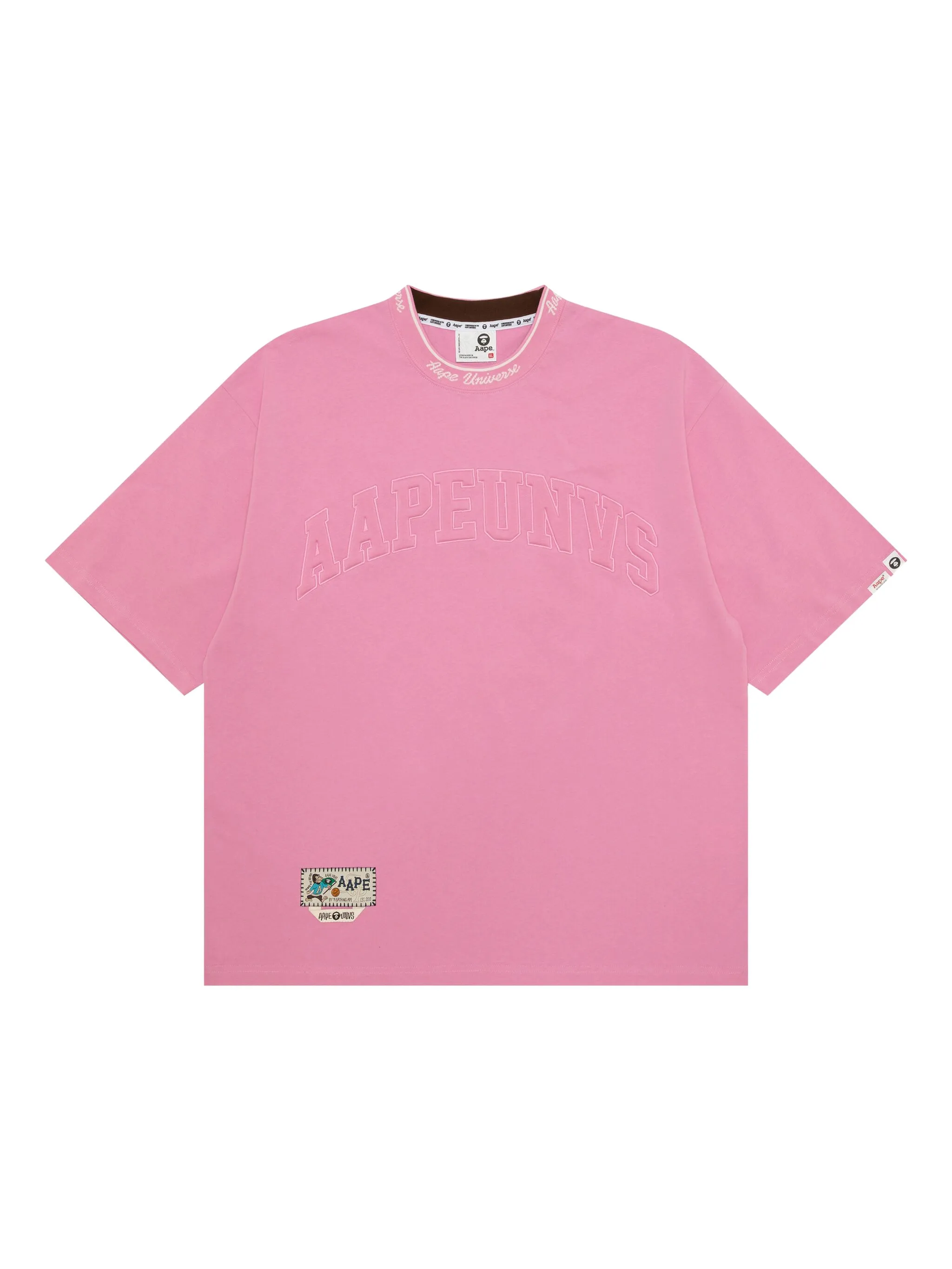 Футболка с тисненым логотипом Aape By A Bathing Ape, розовый
Футболка с тисненым логотипом Aape By A Bathing Ape, розовый