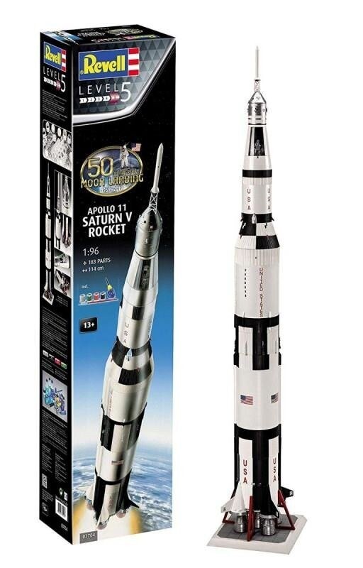 Revell, Moon Landing 1/96 Apollo 11 Saturn V, Набор моделей, 6+
Revell, Moon Landing 1/96 Apollo 11 Saturn V, Набор моделей, 6+