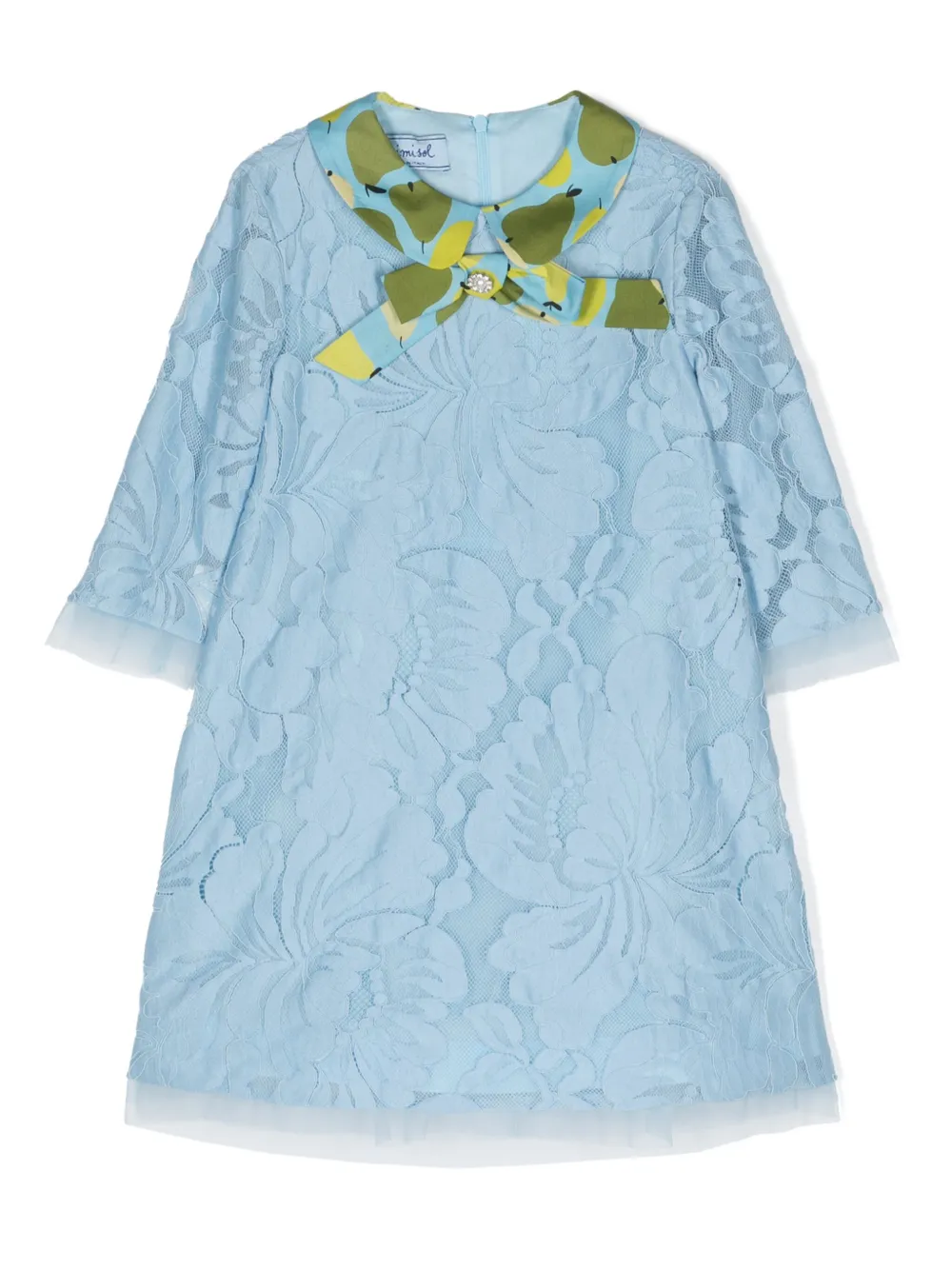 Платье с бантом Mi Mi Sol, синий 
Платье с бантом Mi Mi Sol, синий