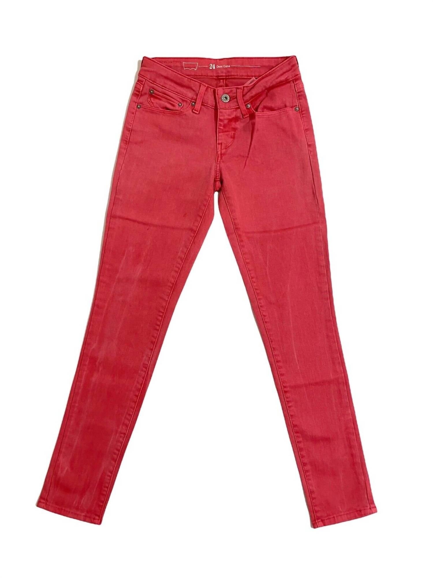 Женские джинсы Demi Curve Skinny Low Rise Denim в цвете Coral Red Levi's
Женские джинсы Demi Curve Skinny Low Rise Denim в цвете Coral Red Levi's