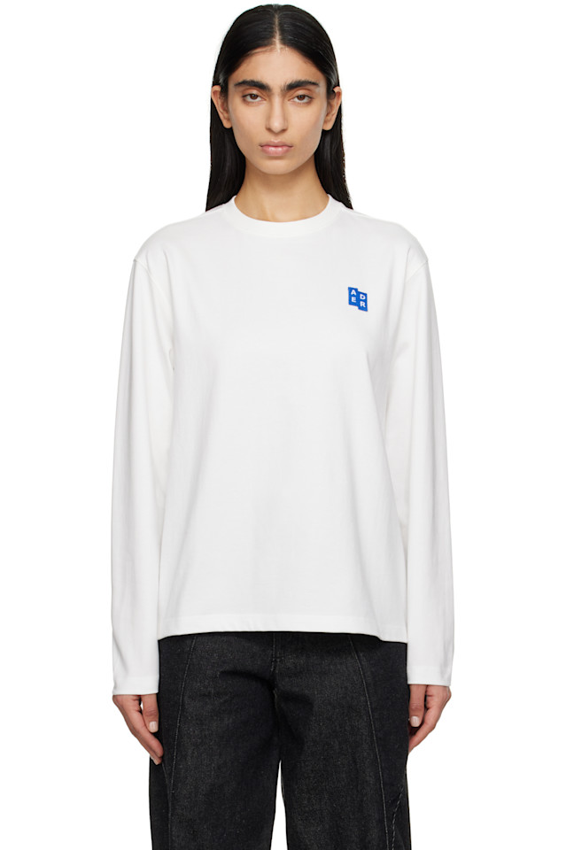 Сиг; футболка с длинным рукавом trs tag 01 Ader Error, белый
Сиг; футболка с длинным рукавом trs tag 01 Ader Error, белый