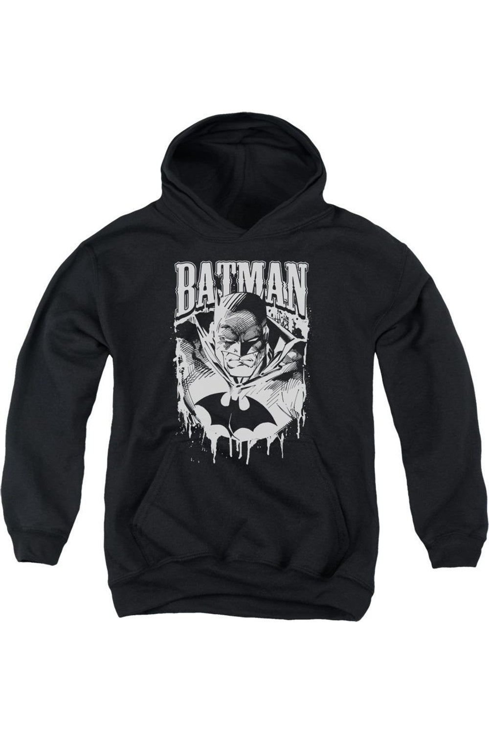 Батмен: худи с капюшоном для подростков в металлическом стиле Gildan, черный
Батмен: худи с капюшоном для подростков в металлическом стиле Gildan, черный