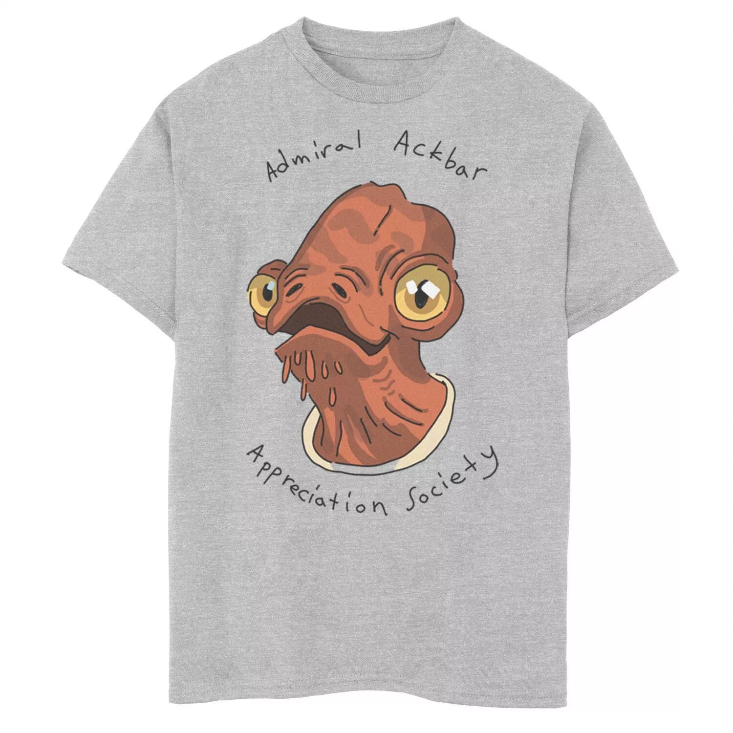 Футболка с рисунком Общества признательности Адмирала Акбара для мальчиков 8–20 лет Star Wars
Футболка с рисунком Общества признательности Адмирала Акбара для мальчиков 8–20 лет Star Wars