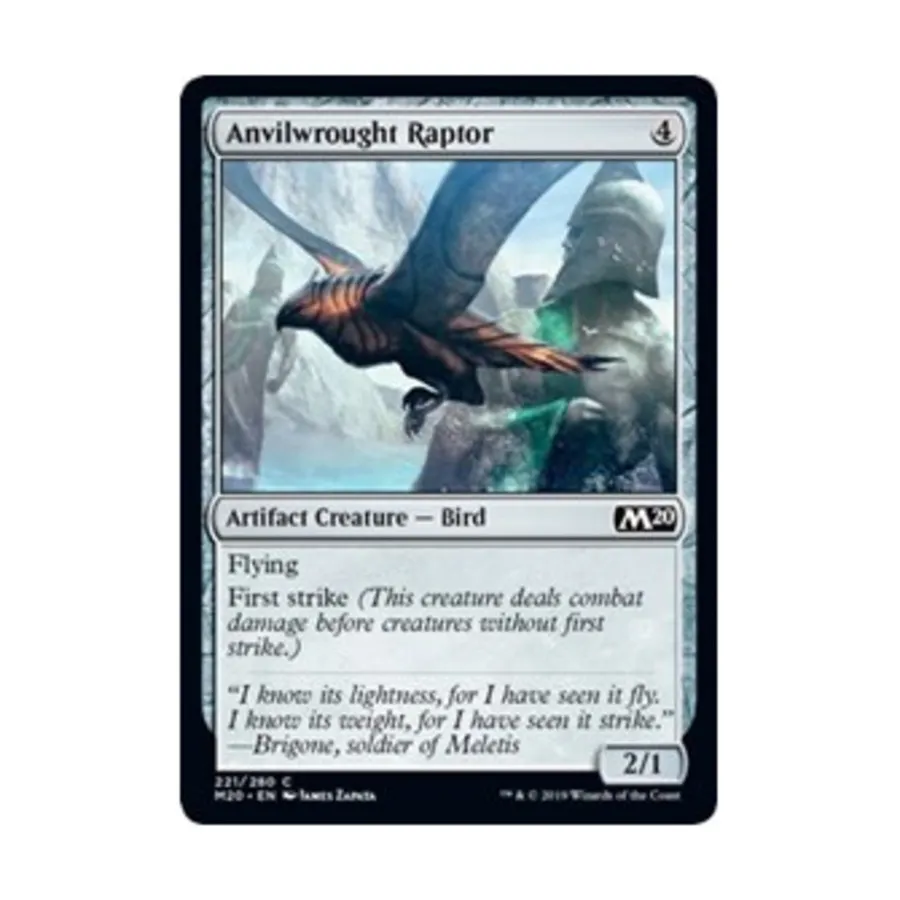 CCG Раптор, созданный наковальней (С), MTG - Core Set 2020
CCG Раптор, созданный наковальней (С), MTG - Core Set 2020