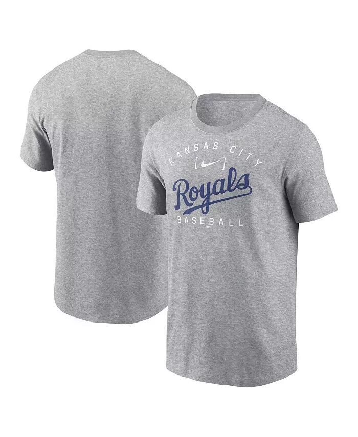 Мужская футболка Heather Grey Kansas City Royals Home Team Athletic Arch Nike
Мужская футболка Heather Grey Kansas City Royals Home Team Athletic Arch Nike